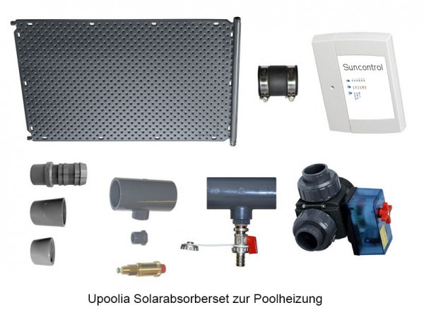 Solarabsorber Komplettset mit Steuerung